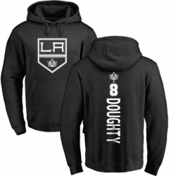 Los Angeles Kings #8 Drew Doughty Black Backer Pullover Hoodie
