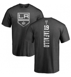 Los Angeles Kings #19 Alex Iafallo Charcoal One Color Backer T-Shirt