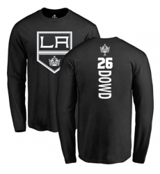 Los Angeles Kings #26 Nic Dowd Black Backer Long Sleeve T-Shirt
