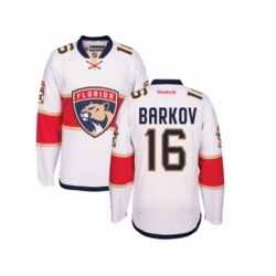 Florida Panthers #16 Aleksander Barkov Authentic White Away NHL New Jersey