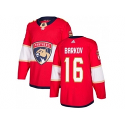 Florida Panthers #16 Aleksander Barkov Red Home Authentic Stitched NHL Jersey