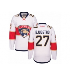 Florida Panthers #27 Nick Bjugstad Authentic White Away NHL New Jersey Florida Panthers #27 Nick Bjugstad Authentic White Away NHL New Jersey