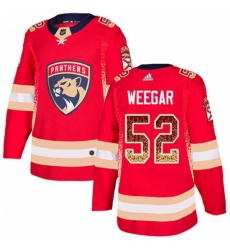 Florida Panthers #52 MacKenzie Weegar Authentic Red Drift Fashion NHL Jersey Florida Panthers #52 MacKenzie Weegar Authentic Red Drift Fashion NHL Jersey