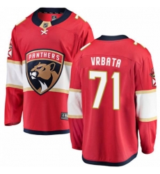 Florida Panthers #71 Radim Vrbata Fanatics Branded Red Home Breakaway NHL Jersey