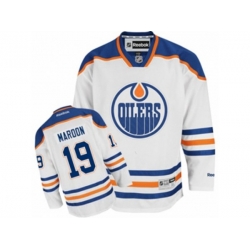 Edmonton Oilers #19 Patrick Maroon Authentic White Away NHL Jersey Edmonton Oilers #19 Patrick Maroon Authentic White Away NHL Jersey
