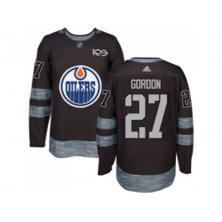 Edmonton Oilers #27 Boyd Gordon Black 1917-2017 100th Anniversary Stitched NHL Jersey Edmonton Oilers #27 Boyd Gordon Black 1917-2017 100th Anniversary Stitched NHL Jersey