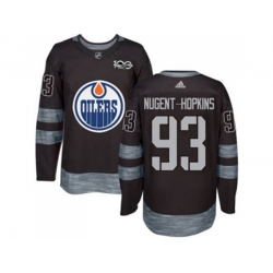 Edmonton Oilers #93 Ryan Nugent-Hopkins Black 1917-2017 100th Anniversary Stitched NHL Jersey Edmonton Oilers #93 Ryan Nugent-Hopkins Black 1917-2017 100th Anniversary Stitched NHL Jersey