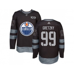 Edmonton Oilers #99 Wayne Gretzky Black 1917-2017 100th Anniversary Stitched NHL Jersey Edmonton Oilers #99 Wayne Gretzky Black 1917-2017 100th Anniversary Stitched NHL Jersey