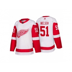 Detroit Red Wings #51 Frans Nielsen White 2017-2018 adidas Hockey Stitched NHL Jersey