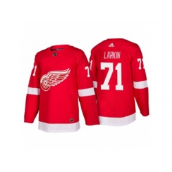 Detroit Red Wings #71 Dylan Larkin Red Home 2017-2018 adidas Hockey Stitched NHL Jersey