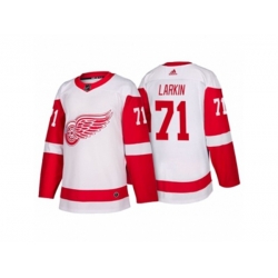 Detroit Red Wings #71 Dylan Larkin White 2017-2018 adidas Hockey Stitched NHL Jersey