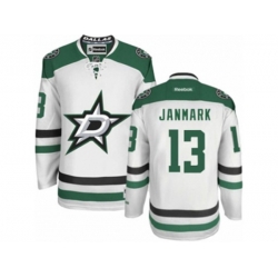 Dallas Stars #13 Mattias Janmark Authentic White Away NHL Jersey
