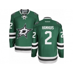 Dallas Stars #2 Dan Hamhuis Authentic Green Home NHL Jersey