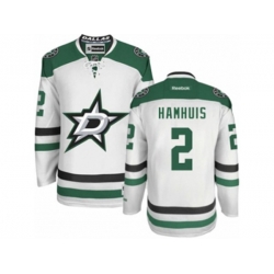 Dallas Stars #2 Dan Hamhuis Authentic White Away NHL Jersey