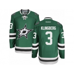 Dallas Stars #3 John Klingberg Authentic Green Home NHL Jersey