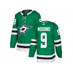 Dallas Stars #9 Mike Modano Green Home Authentic Stitched NHL Jersey