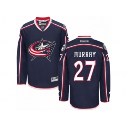 Columbus Blue Jackets #27 Ryan Murray Authentic Navy Blue Home NHL Jersey
