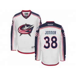 Columbus Blue Jackets #38 Boone Jenner Authentic White Away NHL Jersey