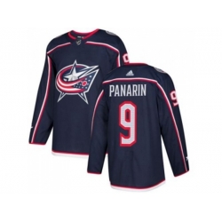 Columbus Blue Jackets #9 Artemi Panarin Navy Blue Home Authentic Stitched NHL Jersey