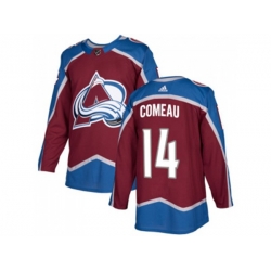 Colorado Avalanche #14 Blake Comeau Burgundy Home Authentic Stitched NHL Jersey