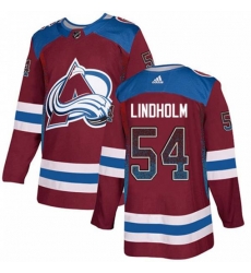 Colorado Avalanche #54 Anton Lindholm Authentic Burgundy Drift Fashion NHL Jersey