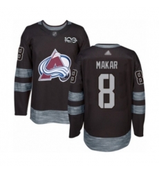 Colorado Avalanche #8 Cale Makar Authentic Black 1917-2017 100th Anniversary Hockey Jersey
