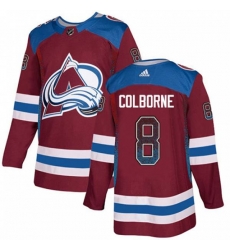 Colorado Avalanche #8 Joe Colborne Authentic Burgundy Drift Fashion NHL Jersey