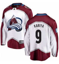 Colorado Avalanche #9 Paul Kariya Fanatics Branded White Away Breakaway NHL Jersey