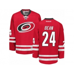 Carolina Hurricanes #24 Jake Bean Authentic Red Home NHL Jersey