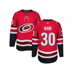 Carolina Hurricanes #30 Cam Ward Authentic Red Home NHL Jersey