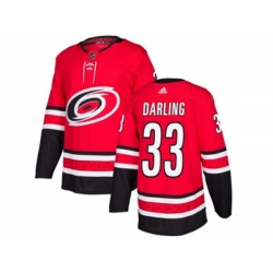 Carolina Hurricanes #33 Scott Darling Red Home Authentic Stitched NHL Jersey