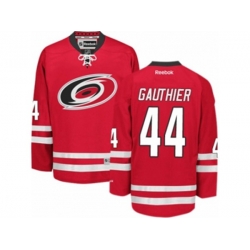 Carolina Hurricanes #44 Julien Gauthier Authentic Red Home NHL Jersey