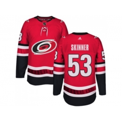 Carolina Hurricanes #53 Jeff Skinner Authentic Red Home NHL Jersey