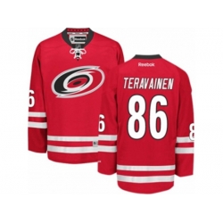 Carolina Hurricanes #86 Teuvo Teravainen Authentic Red Home NHL Jersey
