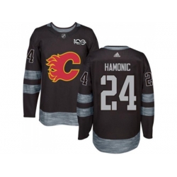 Adidas Calgary Flames #24 Travis Hamonic Black 1917-2017 100th Anniversary Stitched NHL Jersey Adidas Calgary Flames #24 Travis Hamonic Black 1917-2017 100th Anniversary Stitched NHL Jersey