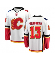 Calgary Flames #13 Johnny Gaudreau Fanatics Branded White Away Breakaway Hockey Jersey