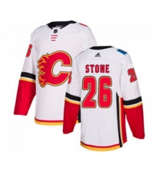 Calgary Flames #26 Michael Stone Authentic White Away Hockey Jersey