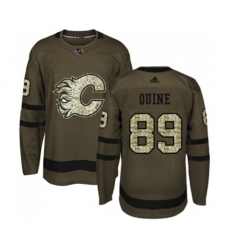 Calgary Flames #89 Alan Quine Authentic Green Salute to Service Hockey Jersey
