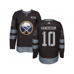 Adidas Buffalo Sabres #10 Dale Hawerchuk Authentic Black 1917-2017 100th Anniversary NHL Jersey