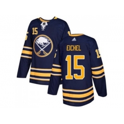 Adidas Buffalo Sabres #15 Jack Eichel Navy Blue Home Authentic Stitched NHL Jersey
