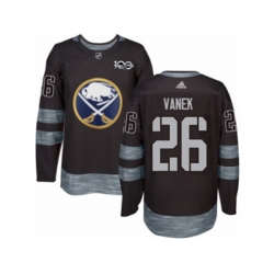 Adidas Buffalo Sabres #26 Thomas Vanek Authentic Black 1917-2017 100th Anniversary NHL Jersey
