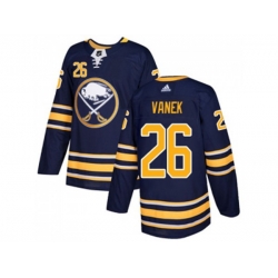 Adidas Buffalo Sabres #26 Thomas Vanek Navy Blue Home Authentic Stitched NHL Jersey