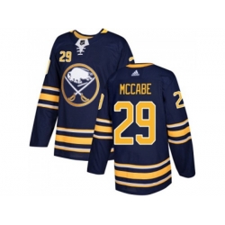 Adidas Buffalo Sabres #29 Jake McCabe Navy Blue Home Authentic Stitched NHL Jersey