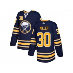 Adidas Buffalo Sabres #30 Ryan Miller Navy Blue Home Authentic Stitched NHL Jersey