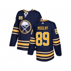 Adidas Buffalo Sabres #89 Alexander Mogilny Navy Blue Home Authentic Stitched NHL Jersey
