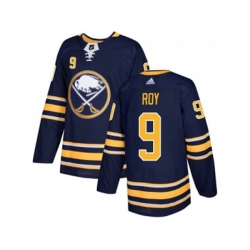 Adidas Buffalo Sabres #9 Derek Roy Navy Blue Home Authentic Stitched NHL Jersey