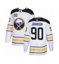 Buffalo Sabres #90 Marcus Johansson Authentic White Away Hockey Jersey