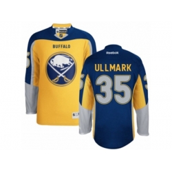 Reebok Buffalo Sabres #35 Linus Ullmark Authentic Gold New Third NHL Jersey