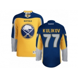 Reebok Buffalo Sabres #77 Dmitry Kulikov Authentic Gold New Third NHL Jersey