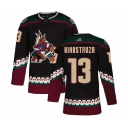 Arizona Coyotes #13 Vinnie Hinostroza Authentic Black Alternate Hockey Jersey
